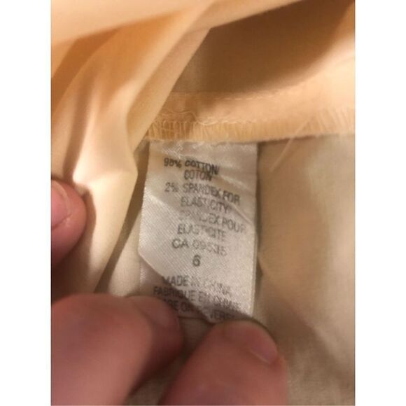 Tahari Women’s Yellow 3/4 Snap Button Up Collared Formal Casual Long Sleeve Blou - Picture 4 of 8